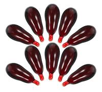 HOOTNEE 30 Cápsulas de Sangre Falsa Negras y Rojas para Halloween Juguete de Broma Realista para Fiesta de Disfraces Accesorio de Terror y Utilería de Vampiro para Cosplay y Bromas