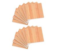 HOOTNEE 45 Piezas de Suelo de Madera para Casa de Muñecas, Tablones de Madera Vetas Naturales, Compatible Decoración de Casas Miniatura, Material Resistente para Bricolaje, Acabado