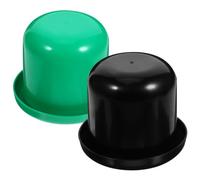 HOOTNEE 5 Piezas Cubilete con Dados Gruesos y Base, Juego ABS | Vaso Agitador Creativo, Interior Suave y Agarre Cómodo, para Fiesta y Uso en Casa Color Aleatorio