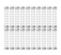 HOOTNEE 50 Resortes de Compresión de Acero Inoxidable Pequeños para Bolígrafos, Resorte de Presión y Retorno de Clic 0.4x4.3x30 Mm, Repuestos para Bolígrafos de Gel y Oficina, Pack 50