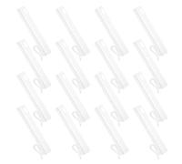 HOOTNEE 60 Piezas Ganchos para Cortinas Plisadas de Baño Clips Ajustables de Plástico Ganchos para Cortinas Plisadas Accesorios