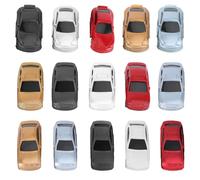 HOOTNEE 75 Modelo de Coche Pintado Colorido para Maquetas de Coches y Decoración de Mesa de Arena Juguetes