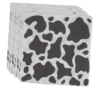 HOOTNEE 80 Hojas De Servilletas De Vaca Accesorios De Fiesta Servilletas De Escritorio Para El Hogar Suministros De Mesa De Papel Para Fiestas De