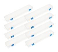 HOOTNEE 8piezas Caja Portátil Para Pinceles Compartimentos Para y Caligrafía Resistente y Duradera