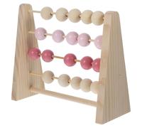 HOOTNEE Ábaco de Madera Natural para Pequeños de 3 a 5 Años, Juguete Educativo Temprano de Matemáticas, Herramienta Didáctica Compacta y Portátil Desarrollo Intelectual y Cálculo Mental