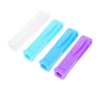 HOOTNEE Abridor de Ampollas para Enfermeras 4 Unidades Colores, Oscuro, Azulado y Real, Compacto, Diseño Ranura para Hospital, Accesorio Médico Seguro y Portátil