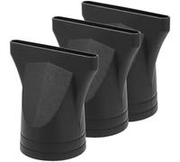HOOTNEE Accesorio de Boquilla para Secador de Plástico Negro 3 Piezas, Difusor para Styling y Peluquería que Reduce Impacto y Deja el Cabello Radiante