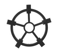 HOOTNEE Agarradera para Leche Antideslizante Estante para Wok Estante para Ollas Black