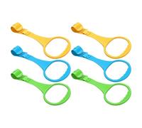 HOOTNEE Anillas para Cunas Infantiles Juego 6 Piezas Colgantes Seguras para Bebés, Soporte Estable para Ayuda al Equilibrio y Primeros Pasos, Material Seguro y Fácil Instalación