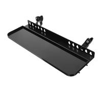 HOOTNEE Bandeja para Caballetes de Plástico Negro Ligera Placa de Almacenamiento de Herramientas de Pintura, Estante Práctico para Easel en Actividades de Dibujo