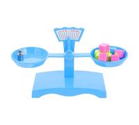 HOOTNEE Báscula de Paleta de Plástico, Juego Educativo Stem de Matemáticas y Ciencias, Kit de Balanza Creativa para Experimentos Escolares, Herramienta Didáctica para Mayores de 5