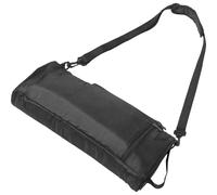 HOOTNEE Bolsa Térmica para Golf en Tela Oxford Negra y Gris, Enfriador de Cerveza Reutilizable Compacto para Exteriores, Bolso Bandolera Portátil para Camping y Uso Diario