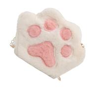 HOOTNEE Bolso Bandolera de Peluche con Diseño de Dibujos Animados Bolsa Cruzada Adorable para Niñas Bolsa de Felpa Duradera y Cómoda Regalo Creativo y Único para Uso Diario