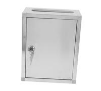 HOOTNEE Buzón de Acero Inoxidable para y Quejas Caja Pública de Cartas con Diseño Resistente y Ligero Fácil Instalación para Uso Oficinas y Espacios Públicos