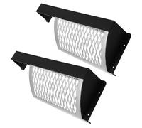 HOOTNEE Caja para Bolas de Futbolín Pequeña 2 Piezas Red de Repuesto para Portería de Futbolín Accesorio Plástico Negro Acabado Plateado Esencial para Juegos de Mesa y Recambio