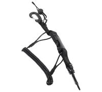 HOOTNEE Cordón de Resorte para Cámara de Buceo, Negro, Plástico y Tela | Antipérdida, Portátil y Extensible, para Equipo Fotográfico y Uso Subacuático