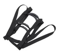 HOOTNEE Correa de Asistencia para Cama Negra Asas Antideslizantes, Ayuda para Levantarse y Sentarse, Escalera de Cama para Ancianos y Pacientes, Dispositivo de Seguridad para Movilidad