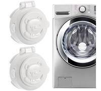 HOOTNEE Cubierta Protectora para Botón de Arranque de Coche 4 Piezas Cerradura de Seguridad Botón para Bebés Funda Eléctrica ABS Resistente Protección para Lavadoras y Uso Infantil