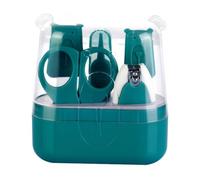 HOOTNEE Cuidado Uñas Niña con Cortaúñas Ergonómico y Estuche Portátil para Recién Nacido Verde