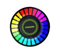 HOOTNEE Difusor de para Coche Luz Ambiental Clip para Ventilación Diseño Único en Abs, Control por Voz y de Carga USB Tipo C