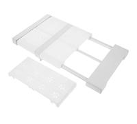 HOOTNEE Estante de Tensión Ajustable para Armario Extensible 31-42 CM de Largo X 24 CM de Ancho Organizador de Almacenamiento para Armarios y Gabinetes Separador Práctico y Reutilizable