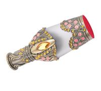 HOOTNEE Frasco de Perfume de Viaje 35 Ml Hexagonal Amarillo Piedra Pequeño Frasco de Perfume de Oriente Medio Botella para Aceites Esenciales y Fragancias Decorativas