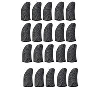 HOOTNEE Funda para Dedos para Juegos Móviles Antideslizante y Transpirable, 20 Piezas de Fibra de Cobre, Resistente al Sudor, Compatible Pantalla Táctil, Accesorios para Gaming