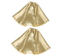 HOOTNEE Funda Protectora Elástica para Quemador de Moxa Vertical Tela Resistente al Calor Tamaño Pequeño 7-14 CM Diámetro Color Amarillo Borde Overlock 2 Unidades para Moxibustión