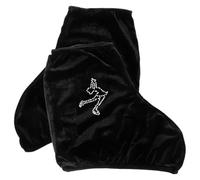 HOOTNEE Fundas Protectoras para Botas de Patinaje Fundas para Patines de Hielo poliéster Negro 1 par para y niñas en Patinaje