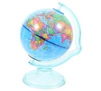 HOOTNEE Globo Terrestre Hucha Transparente Pequeña Banco De Ahorro Infantil Decoración Escritorio Regalo Niño Niña