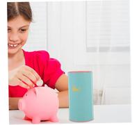 HOOTNEE Hucha Metálica para Diseño de Dibujos Animados Caja de Ahorro Redonda para Monedas Banco de Ahorro Infantil Decorativa y Práctica para Fomentar el Hábito de Guardar Dinero
