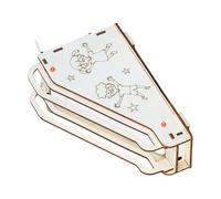 HOOTNEE Juego de Escalera Mecánica Eléctrica DIY para Modelo Miniatura de Madera Kit Stem de Experimentos Científicos Dispositivo Educativo para Proyectos de Ingeniería y Física sin