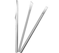 HOOTNEE Kit de Pedicura Profesional para Pies 16 Cm 3 Cuchillos de Acero Inoxidable Raspador Cuchillo Biselado para Eliminar Piel Muerta Uñas Encarnadas y Durezas