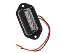 HOOTNEE Luz LED de Matrícula para Camión y Remolque, Lámpara Trasera Multifuncional Blanca, 12-24v, Carcasa Abs Resistente, Luz Trasera para Autobús y Vehículo Recreativo
