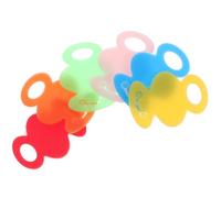 HOOTNEE Marcadores de identificación para suministros clave 24 fundas de silicona para teclas para uso en casa y oficina colores variados