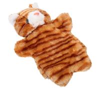 HOOTNEE Marioneta de Mano de Gato de Peluche 25 Cm, Juguete Interactivo Hora del Cuento, Marioneta de Animal de Peluche Suave para Juegos Creativos y Narración de Historias