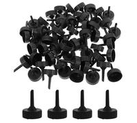 HOOTNEE Mini Embudo de Plástico Negro para Rellenar Bolsas de Agua Caliente Eléctricas, 100 Piezas, Vertido Preciso, Compacto y Portátil para Cuidado de Salud y Terapias de Calor