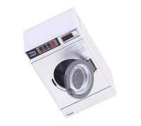 HOOTNEE Miniatura Lavadora Secadora para Casa de Muñecas Portátil y Detallado Accesorio Decorativo Integrable para Muebles y Pequeños para Fotografía Creativa