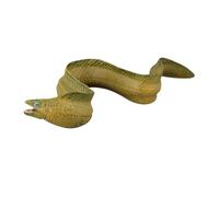 HOOTNEE Modelo de Animal Marino Simulacro Muraenesox Cinereus, Adorno Decorativo de Plástico Sólido, Miniatura Realista de 80g para Decoración Marinera, Juguete Educativo y Coleccionable