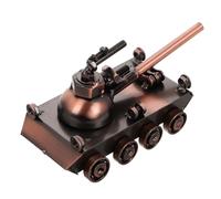 HOOTNEE Modelo De Tanque De Hierro, Juguete De Tanque De Metal, Esculturas Decorativas De Tanque, Figuras, Colección Histórica, Modelo De Tanque, Decoración De Escritorio De Oficina Hecha