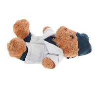 HOOTNEE Muñeco Oso Doctor Peluches Oso De Peluche Blanco Ropa De Animales De Peluche Disfraz De Doctor Gato Disfraz De Perro Medico 30 Cm Muñeco Creativo De Peluche. Muñeca Felpa