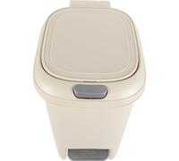 HOOTNEE Papelera de Basura con Pedal y Tapa Multiusos para Baño con Anillo de Sujeción Apertura de Grados y Diseño Antideslizante para Hogar y Oficina