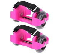 HOOTNEE Patines Aire Libre con Ruedas LED Intermitentes Ajustables Color Rosa Fucsia Patines Deportivos para Patinaje Recreativo y Ejercicio Par Único