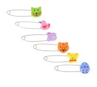 HOOTNEE Pin de Pañal para Ñiño de Acero Inoxidable Ajustable, Imperdible Resistente a Lavados, Pack de 30 Piezas Adecuado para Asegurar Pañales de Recién Nacido