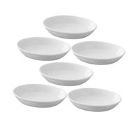HOOTNEE Plato de Cerámica para Lámpara de Fragancia 4 Pulgadas, 6 Piezas Repuesto para Quemador de Cera, Adecuado para Uso Doméstico Aceites Esenciales