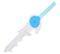 HOOTNEE Regla y Función Multifuncional para Medir Distancia entre Pupilas de Plástico Azul Medición Precisa en Montura de Gafas para Uso en Tienda