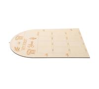 HOOTNEE Tablero de Anuncio para Recién Nacido con Soporte de Madera Estable Carteles Mensuales para Accesorios Fotográficos para Primer Año y Cumpleaños