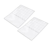 HOOTNEE Tablero Magnético Borrable para Nevera A3 2 Piezas, Planificador Semanal Magnético Reutilizable, Pizarra de Horarios Hogar, Organizador de Mensajes y Recordatorios