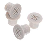 HOOTNEE Tapones de Rosca de Plástico Gris para Toboganes Infantiles 4 Piezas Diámetro Interior 18 CM Accesorio de Fijación Antideslizante Compatible Parques Infantiles Repuesto