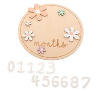 HOOTNEE Tarjetas De Mensuales Para Bebe Letreros De De Recien Nacido Accesorios De Fotografia Madera Para Guarderia y Fotografia De Recien Nacido